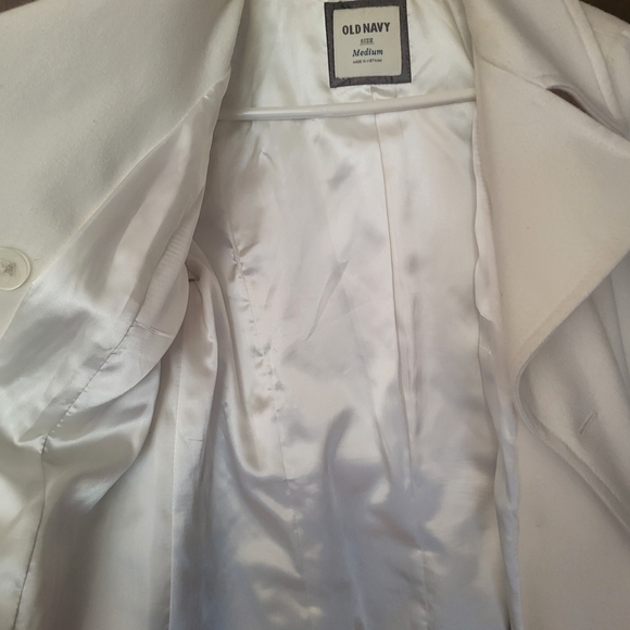 Old Navy Women's Off-White Peacoat - Picture 3 of 3